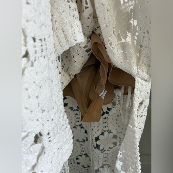 Elie Saab White Crochet Dress - Picture 11 of 16